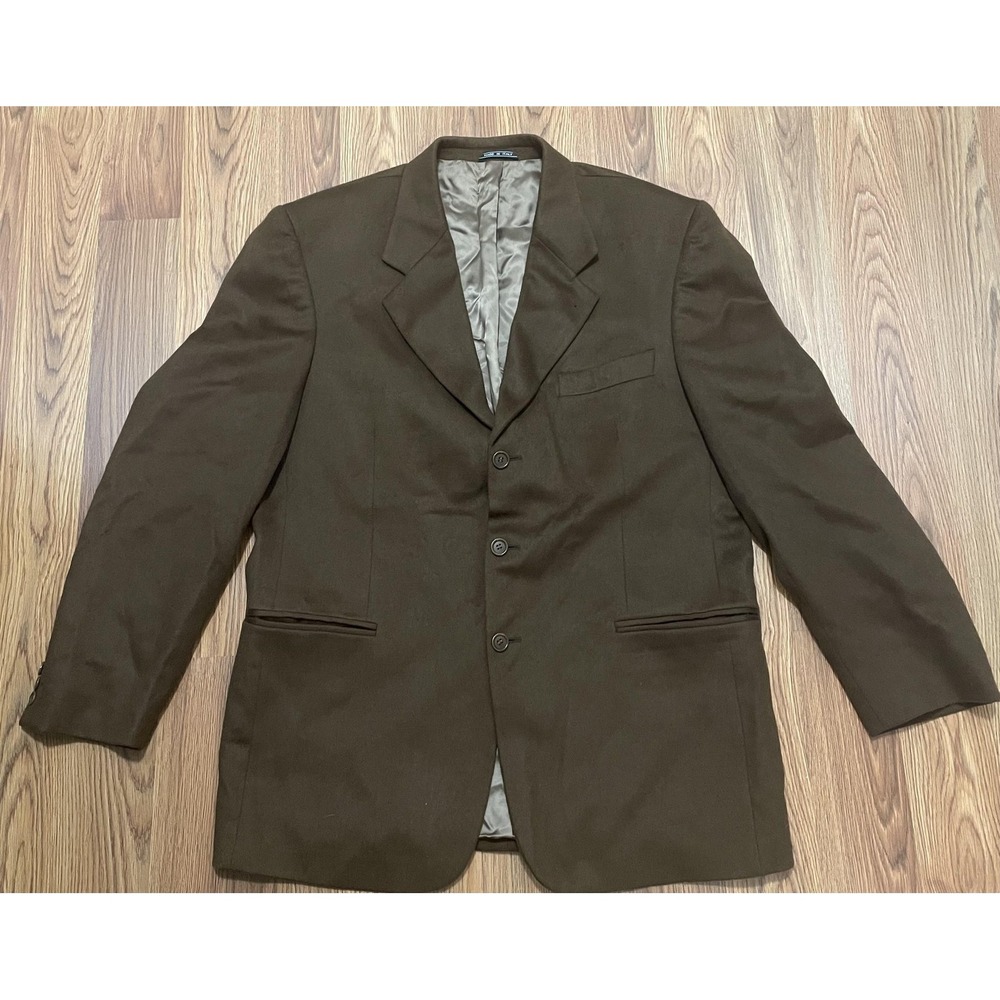 Today's Man Sport Coat Mens 42R Cashmere Made In Italy Sorrento
